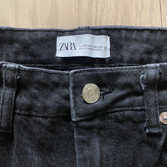 Zara Skinny Straightleg Jeans with Slit Ankle - Picture 3 of 4